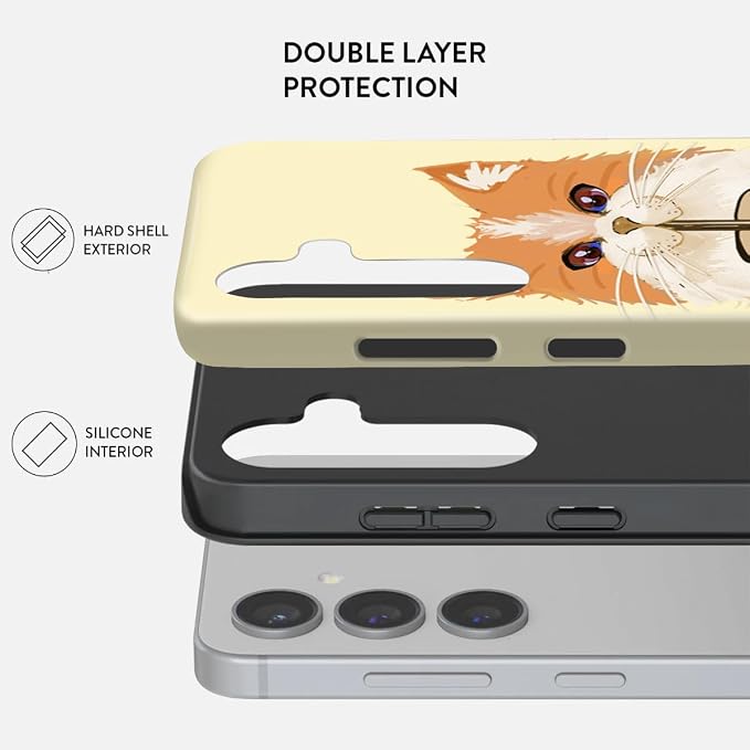 Compatible for Samsung Galaxy A56 5G Case, Dual Layer Heavy Duty 2 in 1 - Image 2