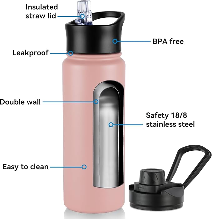 24oz Insulated Water Bottle - Image 2
