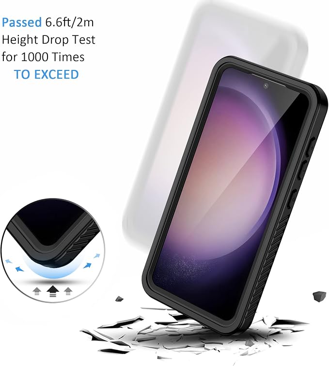 Lanhiem Magnetic for Samsung Galaxy S23+ Plus Phone Case, IP68 Waterproof - Image 5