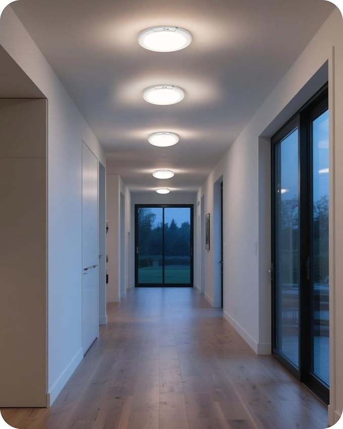 4 Pack Rechargeable Motion Sensor Ceiling Lights - Image 8