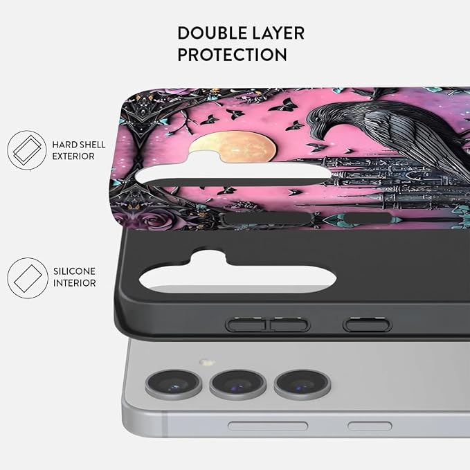 Compatible for Samsung Galaxy A36 5G Case, Dual Layer Heavy Duty 2 in 1 - Image 2