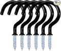 12 Pack Vinyl Coated Ceiling Hooks, Screw-in Mug Hooks by yuntop