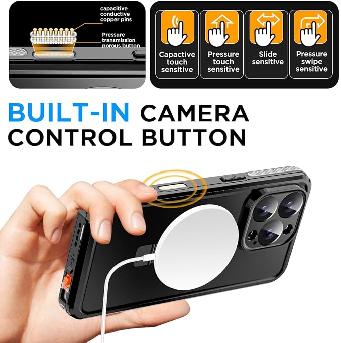 AICase Magnetic for iPhone 16 Pro Case Waterproof Magsafe Shockproof Protective - Image 6