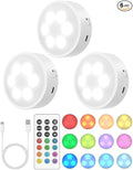 GOODEA.fun Puck Lights with Remote, 13 RGB Colors LED Under Cabinet Lights by GOODEA%C2%B7fun