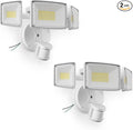 Onforu 2 Pack 100W 11000LM LED Motion Sensor Outdoor Lights, Dusk to Dawn Flood by Onforu