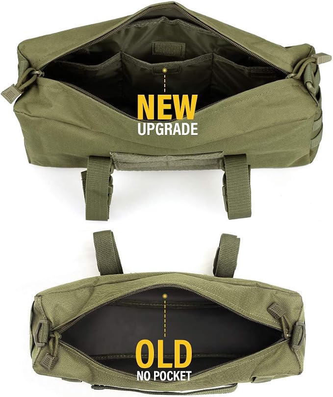 WYNEX Large Molle Pouch, Tactical Molle Bag Vertical Admin Pouch, Modular - Image 2