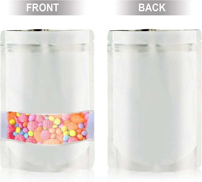 5.9"x8.6" 120pcs Mylar Bags for Food Storage, Smell Proof Bag - Image 4