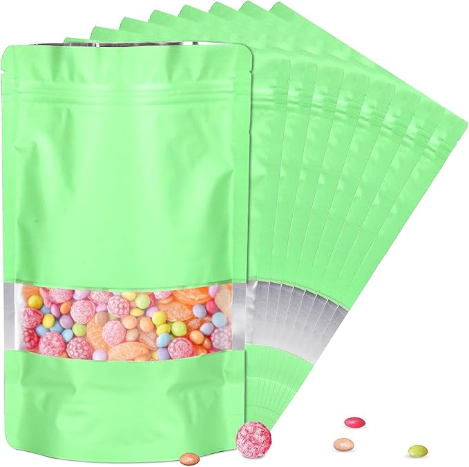 4"x6" 120pcs Mylar Bags for Food Storage, Smell Proof Bag by ODDIER
