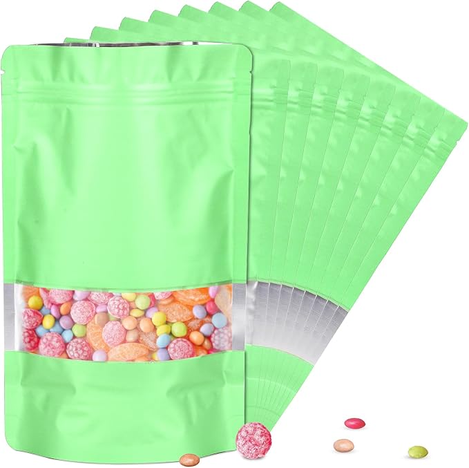 4.7"x7.8" 120pcs Mylar Bags for Food Storage, Smell Proof Bag by ODDIER