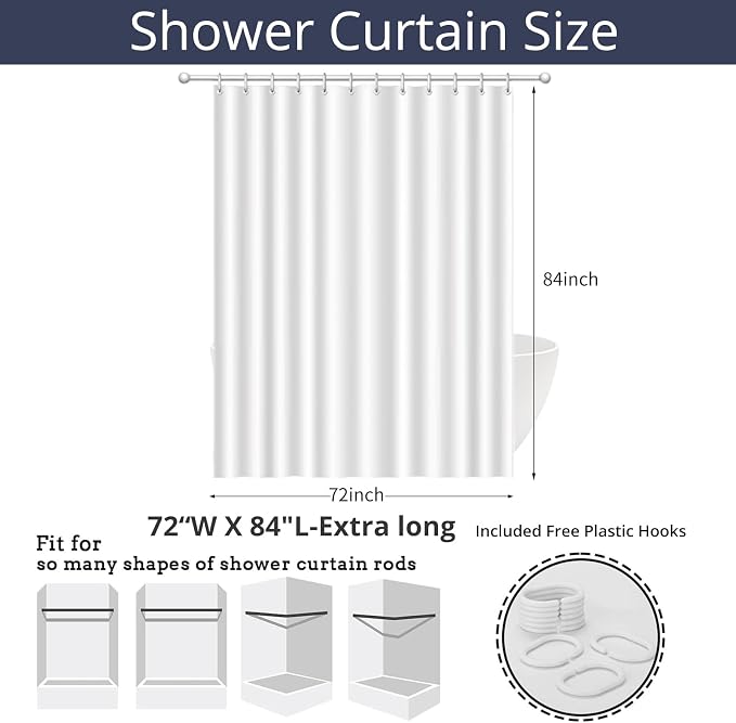 Black Bow Shower Curtain - Image 7