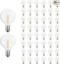 Meconard G40 Led Replacement Light Bulbs, 1.57 Inch 1 Watt Shatterproof LED by Meconard