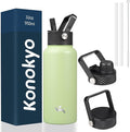 Konokyo 32 oz Insulated Water Bottle Stainless Steel Sport Bottles by Konokyo