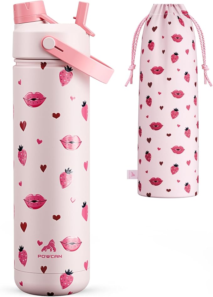 POWCAN 26 oz Insulated Water Bottle by POWCAN