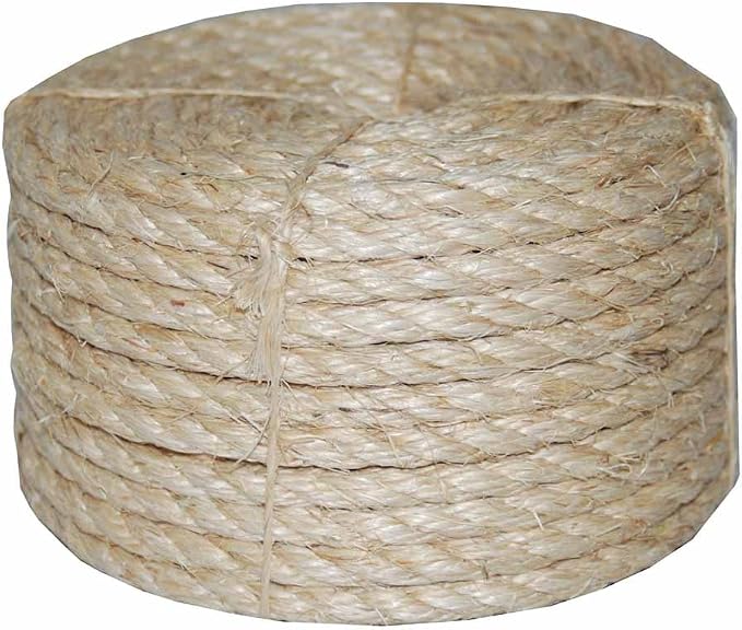 T.W. Evans Cordage Co. 22-405 3/8 in. x 50'. Twisted Sisal Rope by T.W+.+Evans+Cordage+Co.