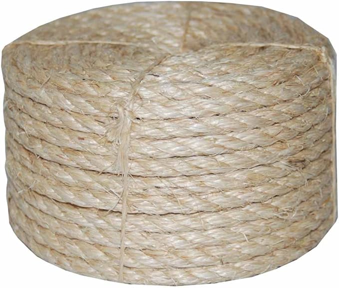 T.W. Evans Cordage Co. 22-200 1/4 in. x 1500'. Twisted Sisal Rope by T.W+.+Evans+Cordage+Co.