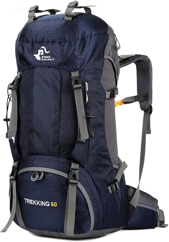 Bseash 60L Waterproof Hiking Camping Backpack by Bseash