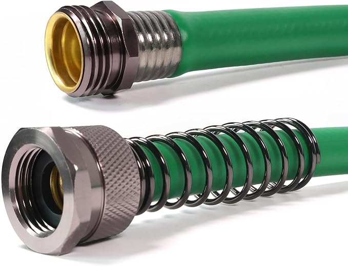 Short Garden Hose 3 ft 6ft 8 ft 10 ft – Hybird Leader Water Hose - Small Garden Hose Extension, Flexible Hose Extender for Lawn Watering, Car Washing - Burst 500 Psi (Green, 3 FT)