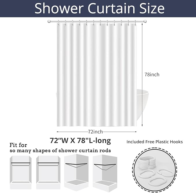 Yellow Bow Shower Curtain - Image 7