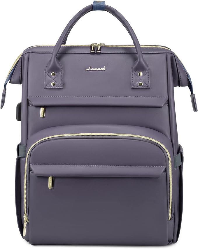 LOVEVOOK Leather Laptop Backpack by LOVEVOOK