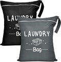 2 Pcs Large Travel Laundry Bags by Sylfairy