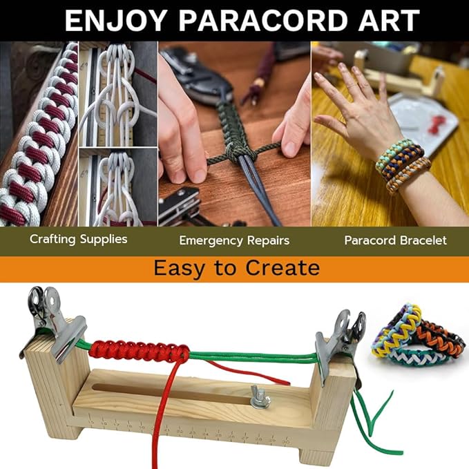 21 Colors Paracord, 550lb Parachute Cord Combo Kit - Image 3