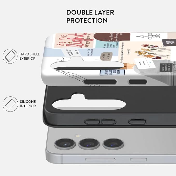 Compatible for Samsung Galaxy S24 5G Case, Dual Layer Heavy Duty 2 in 1 - Image 2