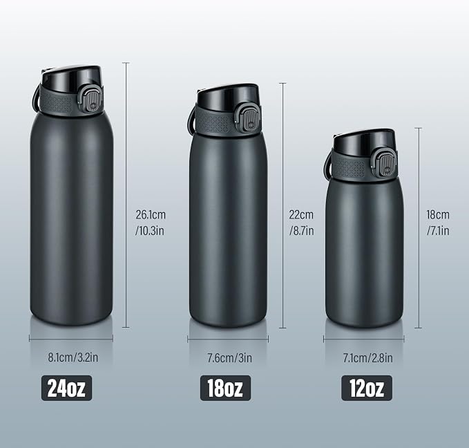 Insulated Water Bottle 18 oz - Image 7