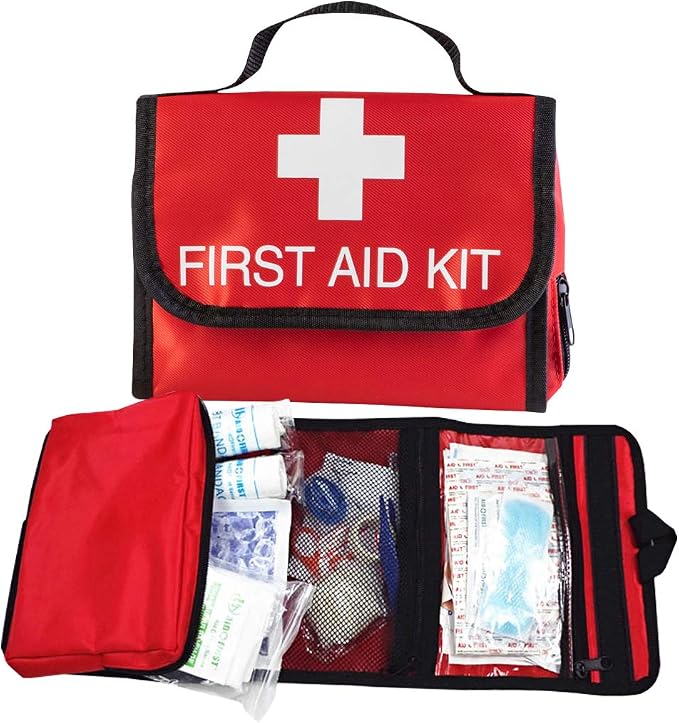 AOUTACC Nylon First Aid Empty Kit, Compact and Lightweight First Aid Bag - Image 7