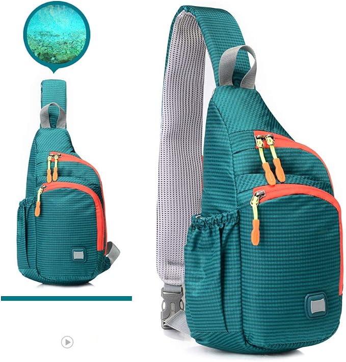 Peicees Small Sling Backpack Waterproof Unisex Shoulder Bag Chest Crossbody - Image 3