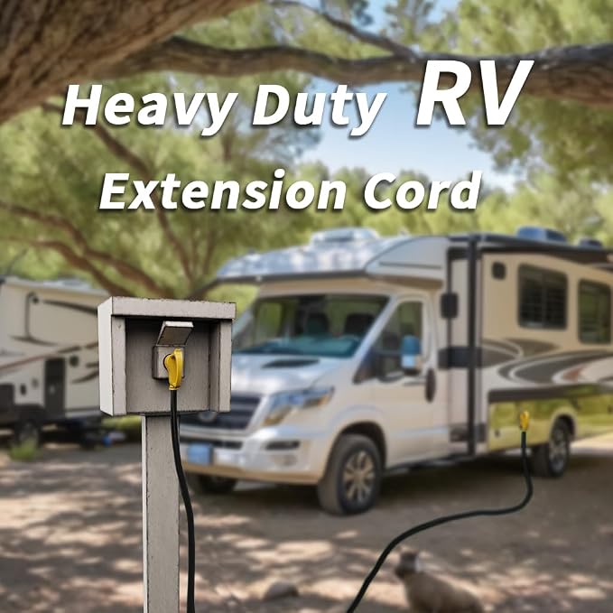 PlugSaf NEMA 14-50P/14-50R 10 FT 50 Amp RV/EV Extension Cord Outdoor - Image 7