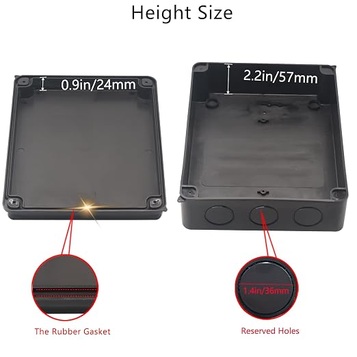 Project Box IP65 Waterproof Dustproof Junction Boxes ABS Plastic DIY Electronic - Image 4