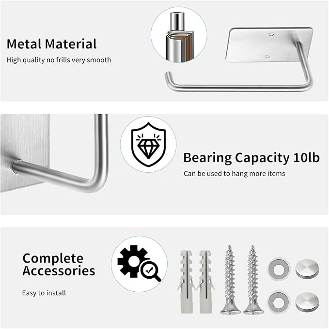Hat Racks for Baseball Caps 2 Pack, Stainless Steel Adhesive Hat Hanger Hooks - Image 3