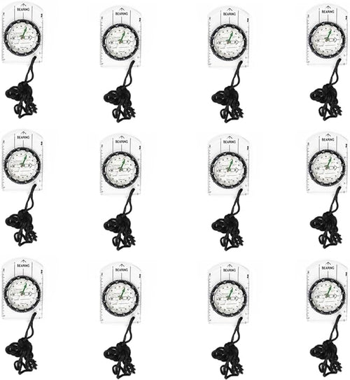 12pcs Orienteering Compass Set by BOSOIRSOU
