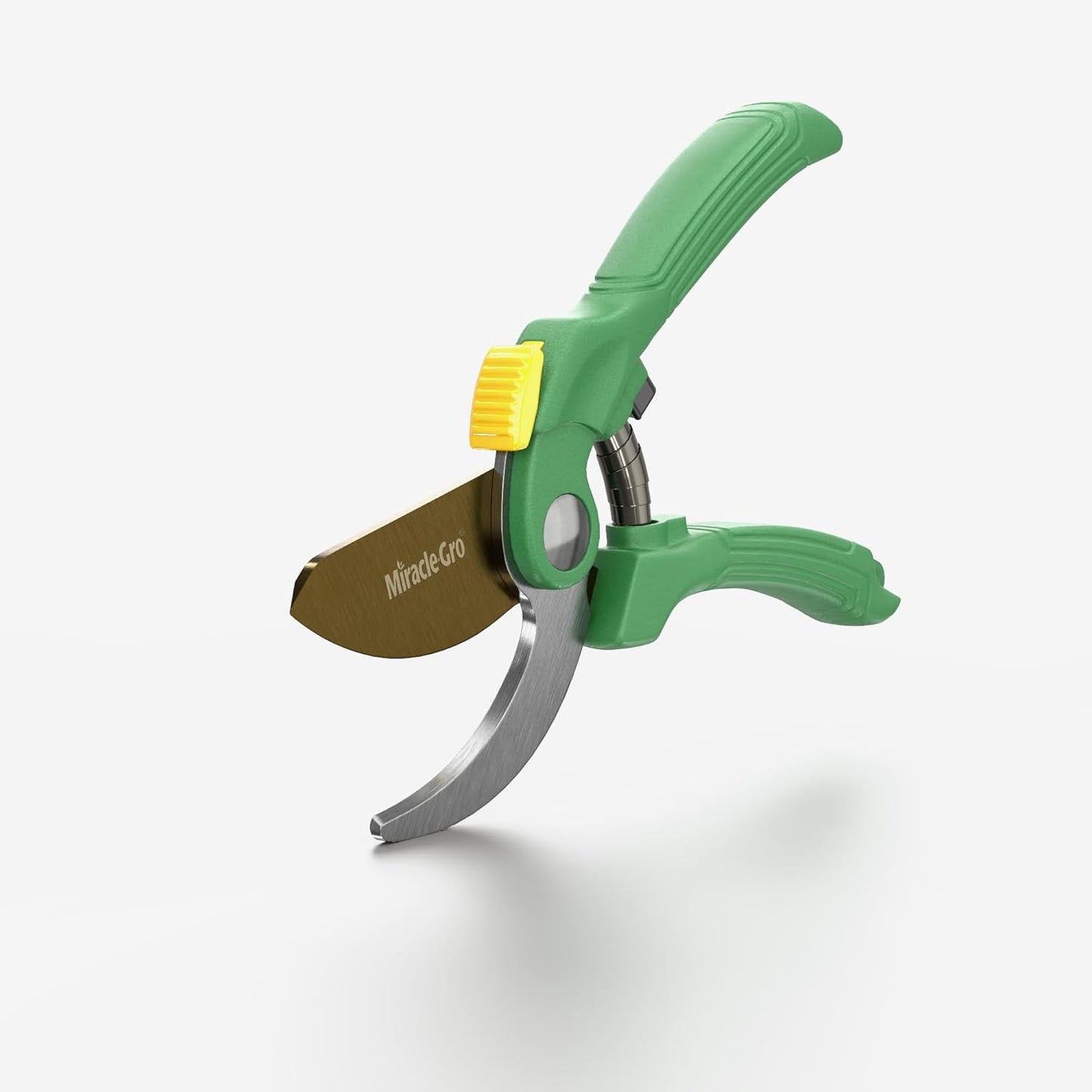 Miracle-Gro 8 in. Bypass Pruning Shears – 1/2 in. Cutting Capacity; Gardening Hand Pruner with Sharp Carbon Steel Blade and Non-Slip Grip – Lightweight Garden Tool for Live Plants and Soft Stems