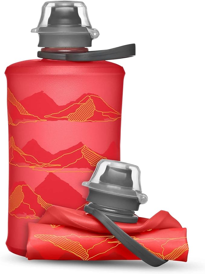 HydraPak Stow Collapsible Water Bottle – 350ml, 1L – Ultralight, Leak-Proof by Hydrapak