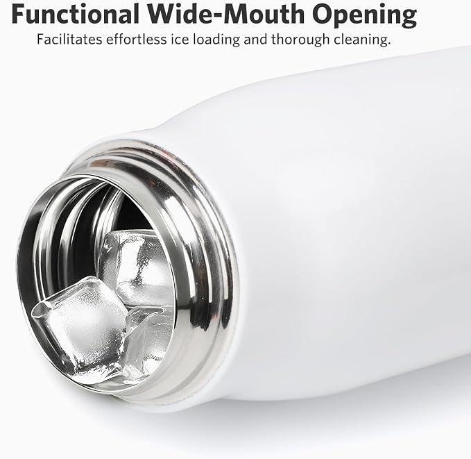 Water Bottle with Portable Lid Metal Vacuum Insulated Stainless Steel | - Image 2