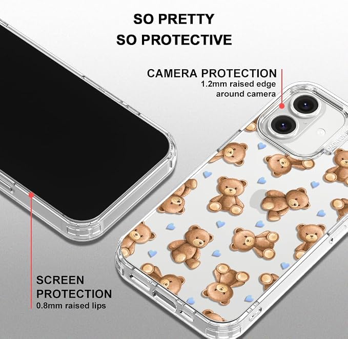 MOSNOVO for iPhone 16 Case, Shockproof Military-Grade Protection 6.6ft Drop - Image 4