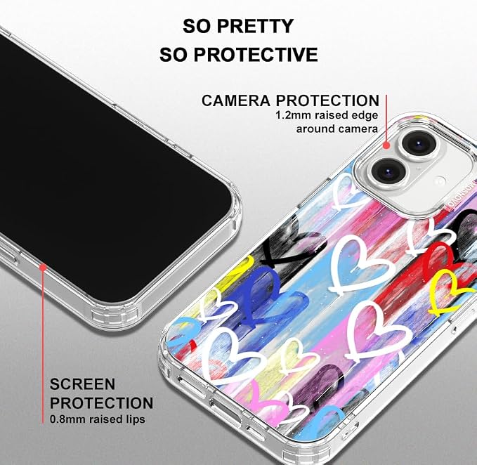 MOSNOVO for iPhone 16 Case, Shockproof Military-Grade Protection 6.6ft Drop - Image 4