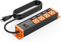 CCCEI Heavy Duty Surge Protector Power Strip 20 Amp Individual Switches. 12FT by CCCEI