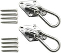 heyous 2 Set M8 Suspension Ceiling Wall Mount U Hook Anchor Hanger Stainless by heyous