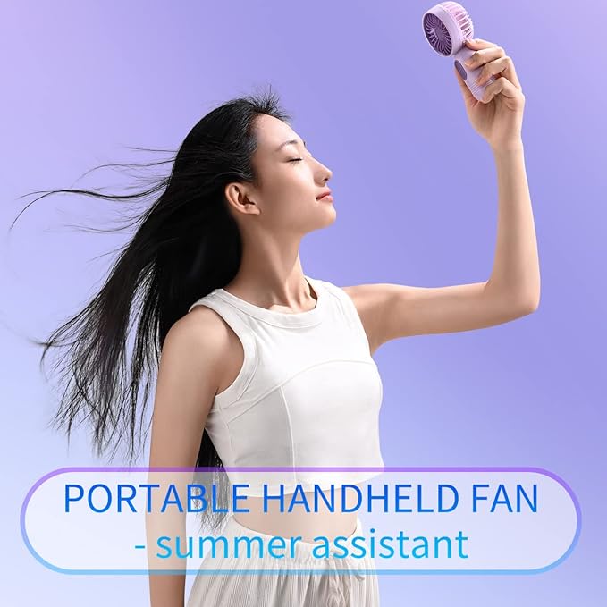 VanSmaGo Portable Mini 2-pack Handheld Personal Small Fan - Image 3