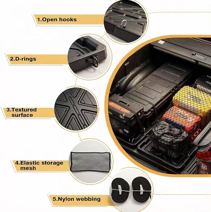 Truck Bed Slide Out Cargo Tray, Sliding Truck Cargo Tray Fits Most Full-Size - Image 6