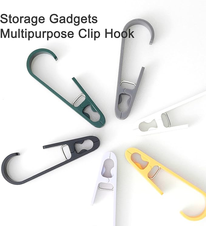 Large Laundry Hook Clothes pins 8pcs Sock Clip Laundry Clips - Image 8