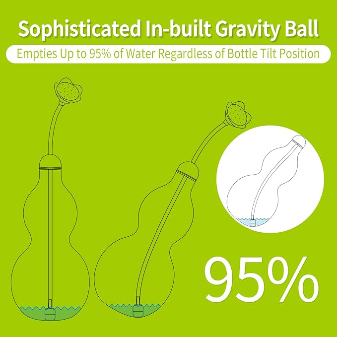 Squeeze Bottles for Plants, 11oz Small Watering Can for Succulent, Muti-Function Squirt Bottle for Seedling Watering, Wash, Tattoo, Dark Green