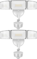 LUTEC 2 Pack 74W 8000 Lumen Motion Sensor Outdoor Lights, 5000K Daylight by LUTEC