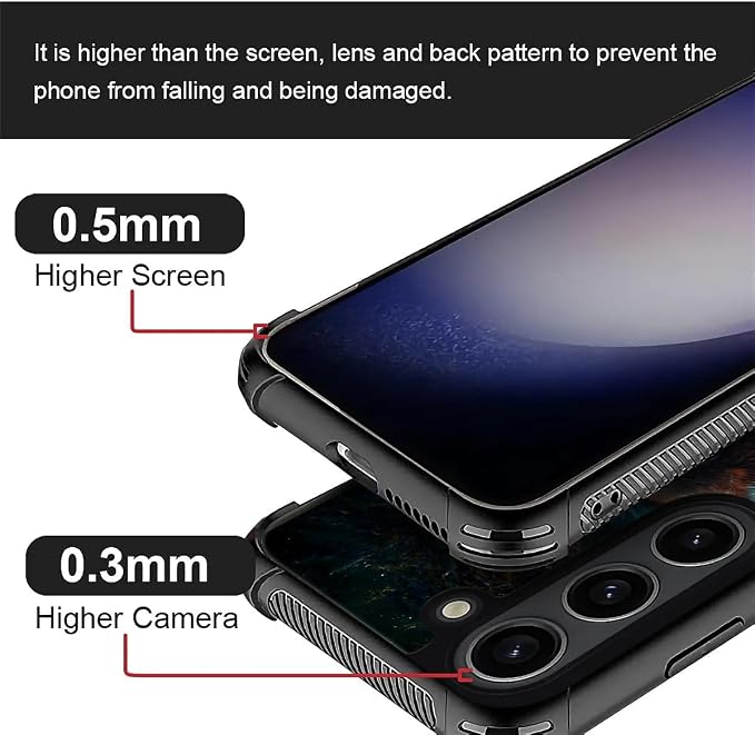 for Samsung Galaxy S23 Plus Case, Star Cave Hungry Wolf Pattern Graphic Design - Image 5