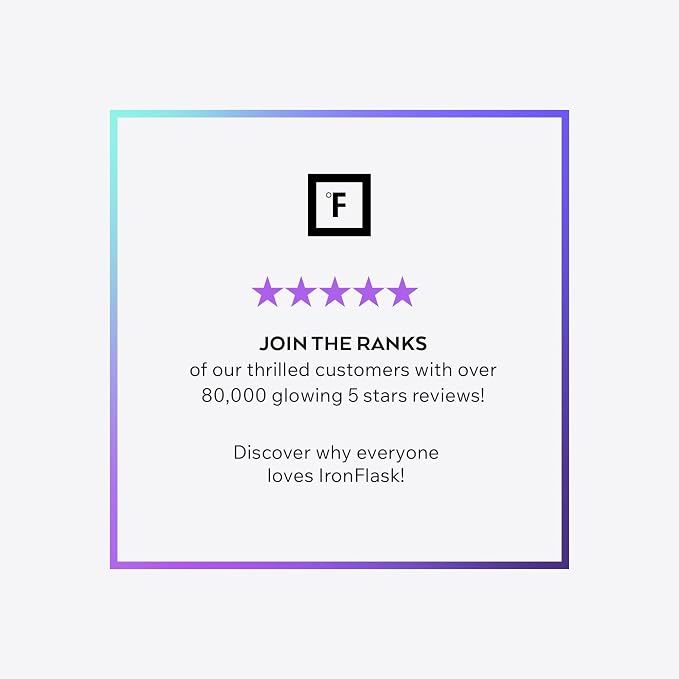 IRON °FLASK Camping & Hiking Hydration Flask - 40 oz Black Marquina - Image 7