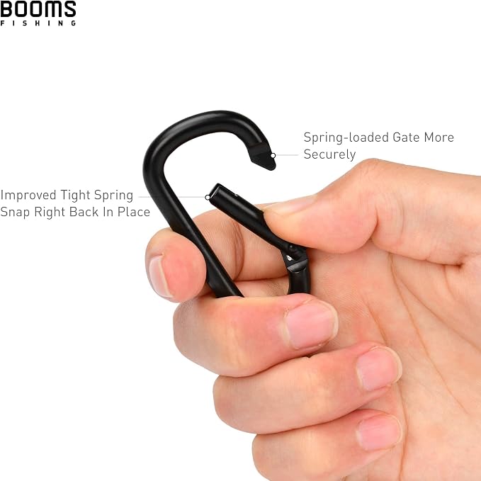 Booms Fishing CC2 Carabiner Clip, 2.3" Small Carabiner Keychain - Image 3