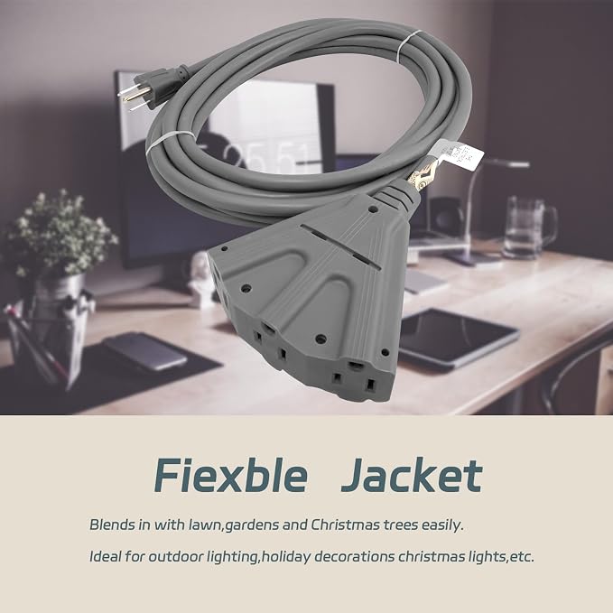 EP 2 Pack 6 Ft Outdoor Extension Cord - Image 6