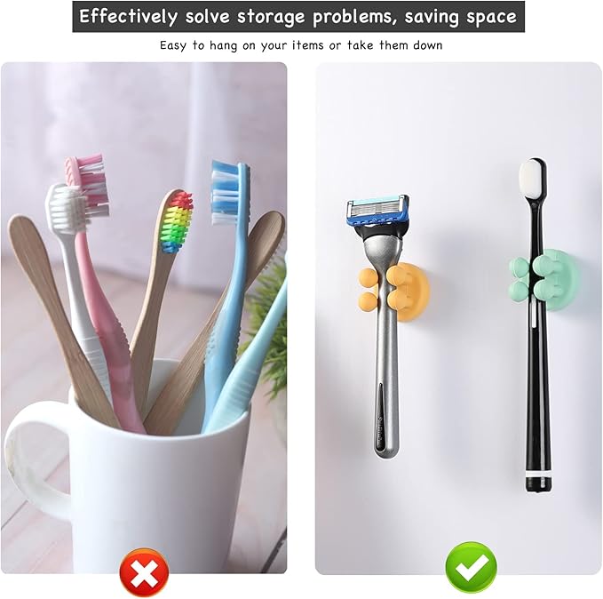 iBetterLife Adhesive Silicone Toothbrush Holder - Image 6